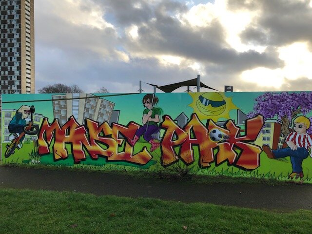 Colourful Street Art at Mansel Park Southampton